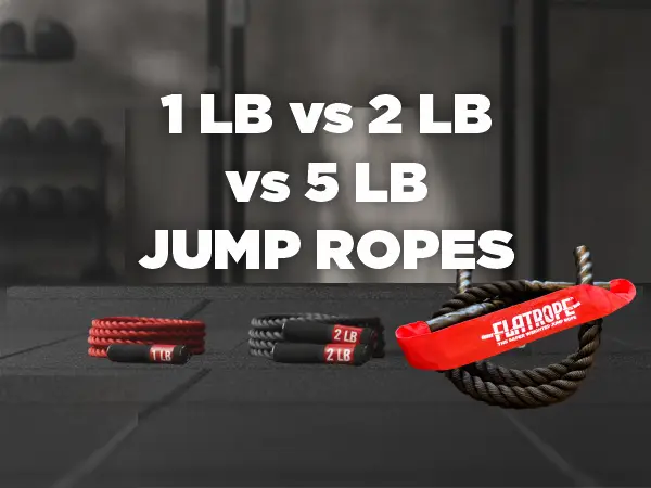 5 lb weighted jump rope vs 1 lb vs 2 lb
