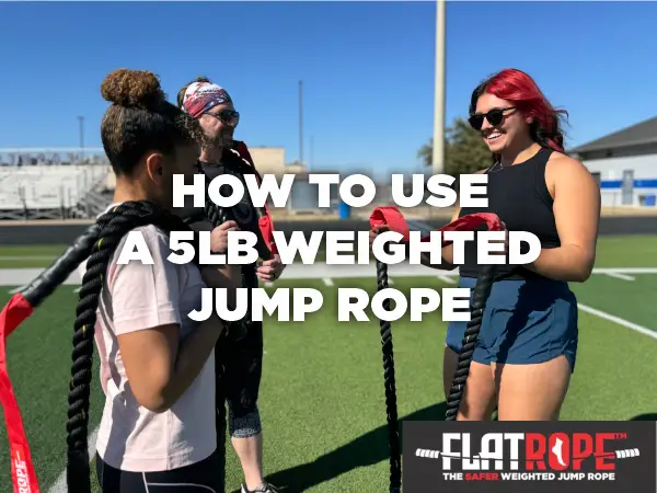how to use a 5lb weighted jump rope